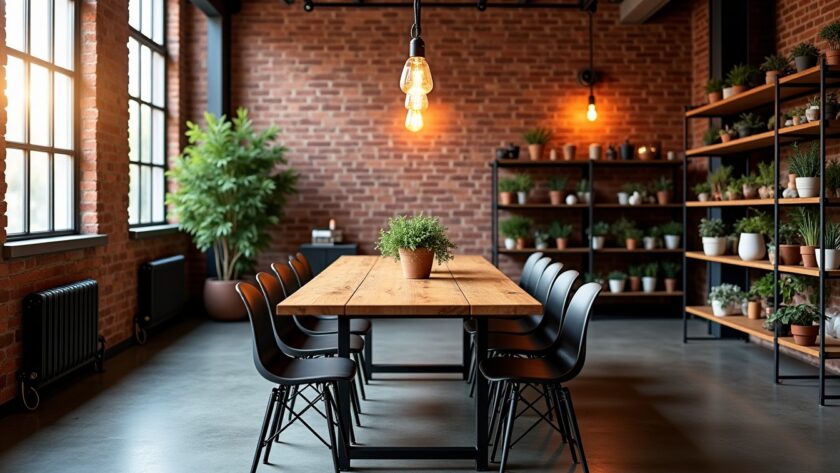 Les atouts du style industriel pour sublimer votre salle à manger