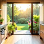 Cuisine ouverte sur le jardin : astuces pour conjuguer fraîcheur naturelle et hygiène impeccable