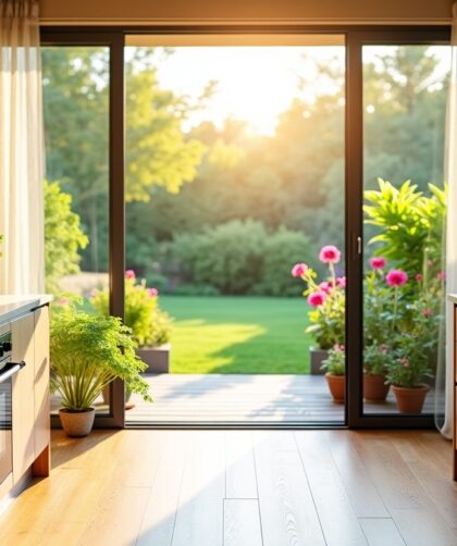 Cuisine ouverte sur le jardin : astuces pour conjuguer fraîcheur naturelle et hygiène impeccable