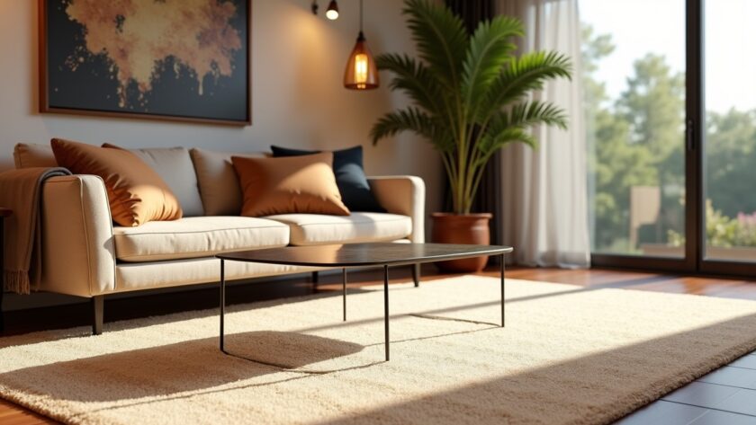 Les avantages d'un tapis beige pour sublimer votre déco intérieure