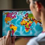 Carte mondiale interactive : Explorez les pays, continents, capitales et océans