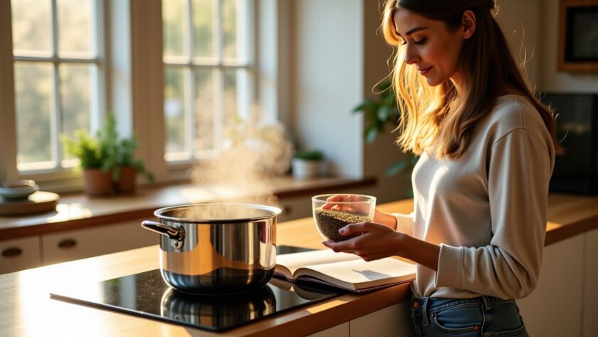 Quelle quantité d'eau est nécessaire pour cuire 500 g de lentilles ?