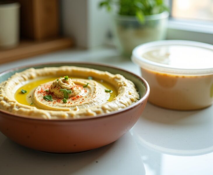 Congélation du houmous : astuces pour maison et industriel