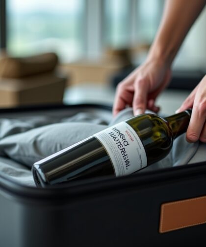 Guide pratique pour transporter du vin en avion sans risque de casse